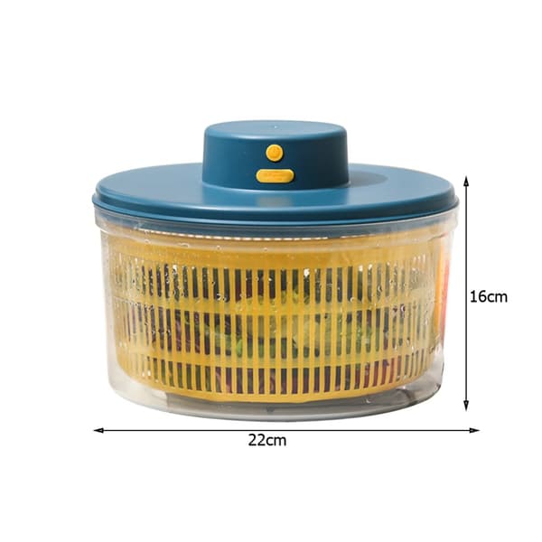 Elektrisk Salat Dehydrator Vegetabilsk Dehydrator GRÅ Grey