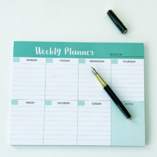 Weekly Planner Notepad To Do List Pad Daglig Planner