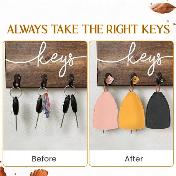 Pull Out Car Key Case Pull Out Key Sleeve BRUN BRUNT Brown