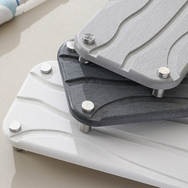 Vaskbakke Badeværelsesvask Organizer LYSGRÅ STIL 2 STIL 2 Light Grey Style 2-Style 2