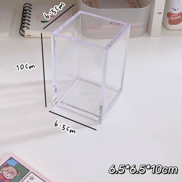 Akrylpennhållare Förvaringsställ TRANSPARANT 3 GASTER 3 GASTER Transparent 3 Grids-3 Grids