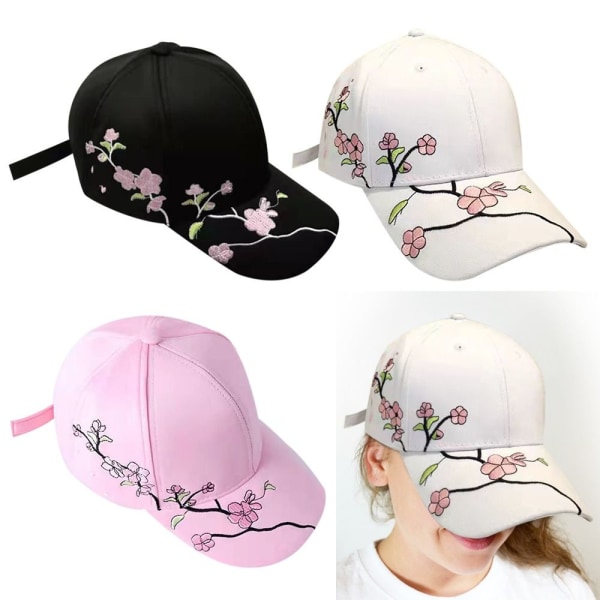 Baseballkepsar Solskyddshatt SVART black