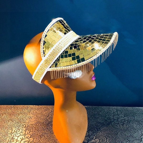 Disco Decor Hats Visir Caps GULL gold