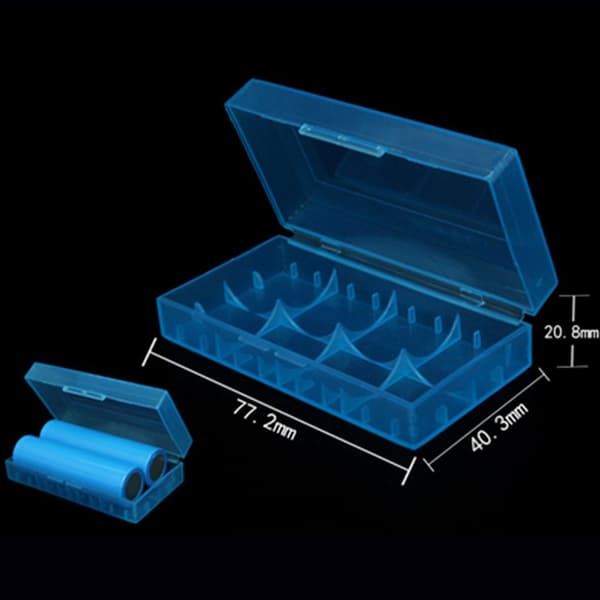 2 Batterikasse Batteriholder Opbevaring 2 2 2