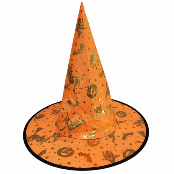 Wizard Hat Juhlahattu ORANSSI KULTA ORANSSI KULLA Orange Gold