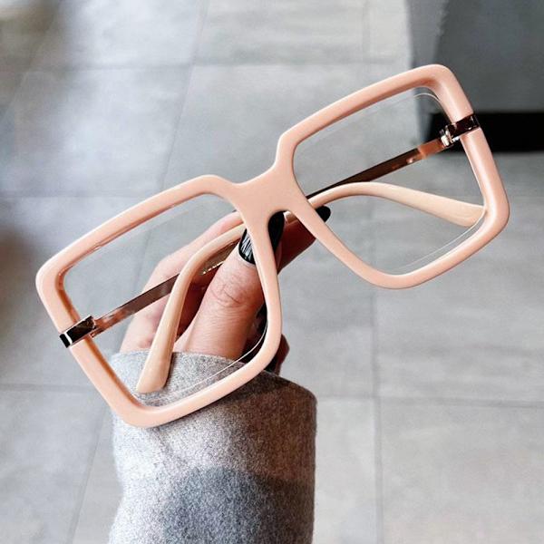 Anti-Blue Light Glasses Ylisuuret silmälasit PINK Pink