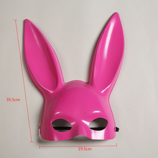 Bunny Mask Face Pitkät PUNAINEN red