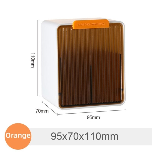Förvaringslåda för bomullspinne Förvaringslåda ORANGE orange
