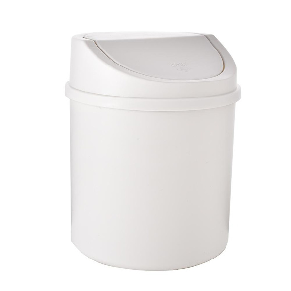 Mini Desktop Bin Pieni Roskakori CAN white