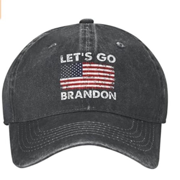 Let's Go Brandon FJB Cap SVART black