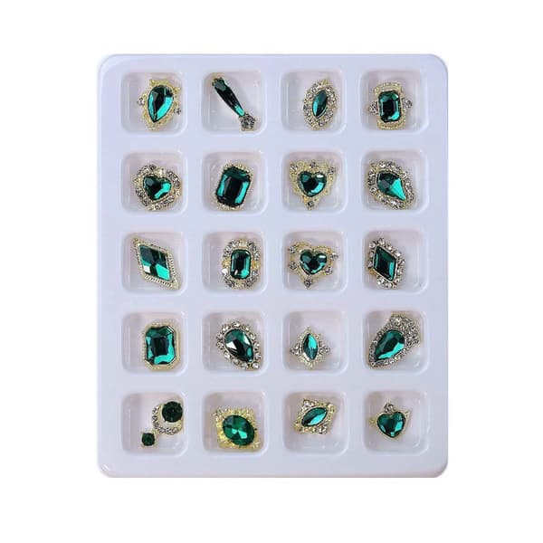 Nail Rhinestones 3D Shining B B B