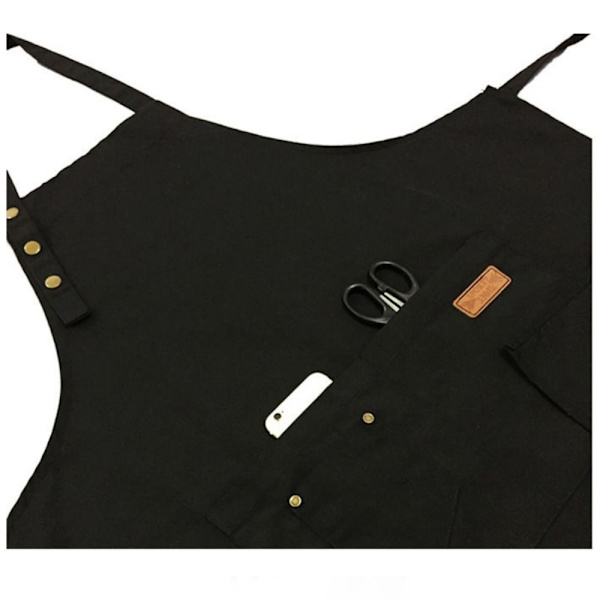 Køkkenforklæde Kogeforklæder SORT black