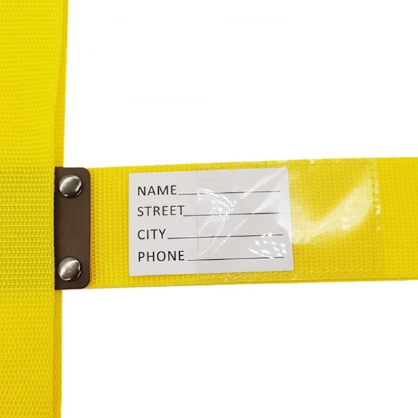 Bagagerem Kuffertbælter GUL ULÅST ULÅST yellow Unlocked-Unlocked