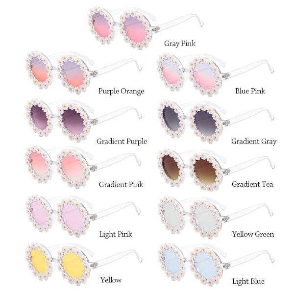 Daisy-aurinkolasit naisille Flower aurinkolasit GRADIENT GREY Gradient Gray