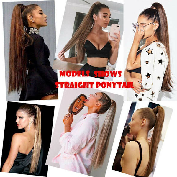 23,6&quot; Wrap Around Ponytail Hair Synthetic Extensions TYP 2 Type 2