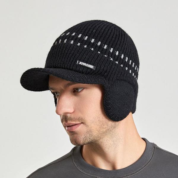 Mössor Mössor Stickad cap LJUSGRÅ light grey