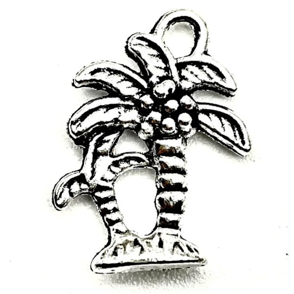 50 stk 18 X 13 mm Palm Tree Charms Coconut Tree Anheng