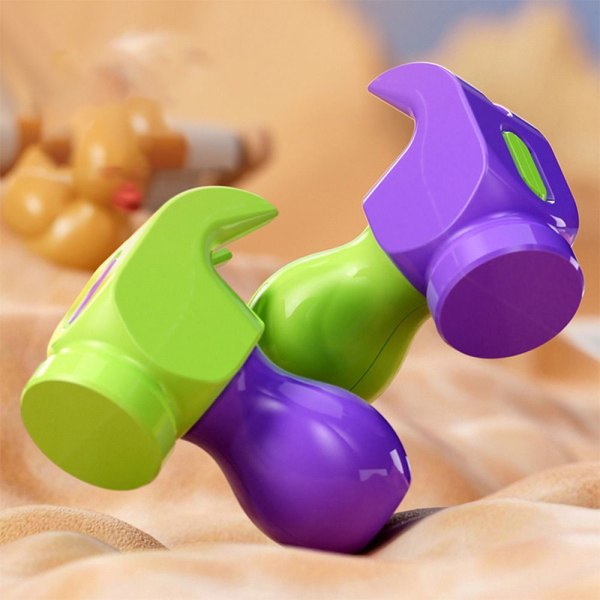 5 STK Gravity Carrot Toy Decompression Toy 02-LILA&GRØNN 02-Purple&Green