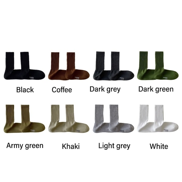 Par lange sokker Høje høje sokker ARMY GREEN army green