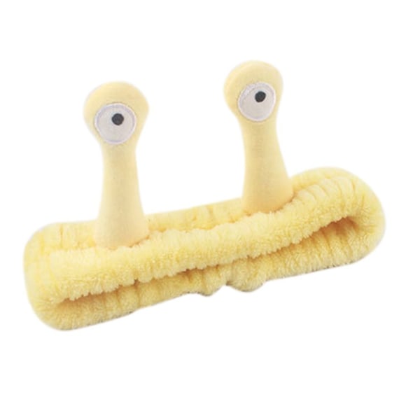 Snail Headband Face Wash -pääpanta KELTAINEN Yellow
