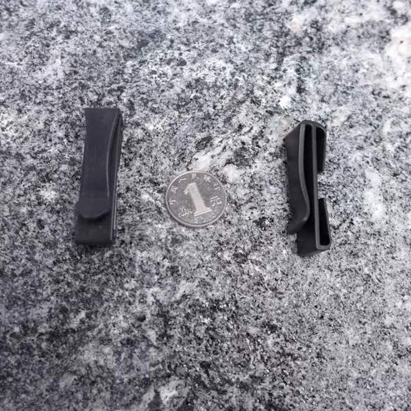3stk Molle Webbing Spænde Bælteende Clip SORT 38MM Black 38mm