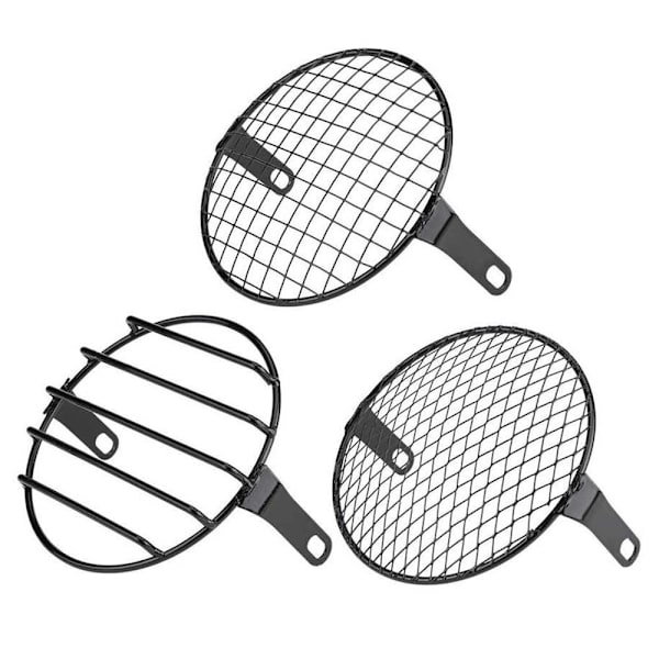 Moottoripyörän mesh cover verkkolamppuvarjostin 3 3 3