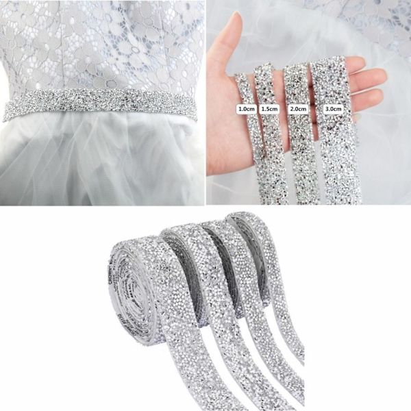 Rhinestone Ribbons Fixa Rhinestone Tape 1CM 1CM 1cm