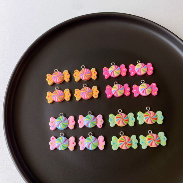 50 kpl Resin Mini Candy Lollipop -sarja PINK pink