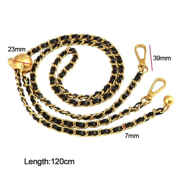 Golden Balls Chain Ikke-fading Chain 5 5 5