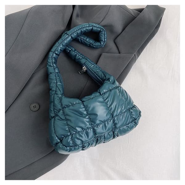 Axelväska Puffbag SILVER silver