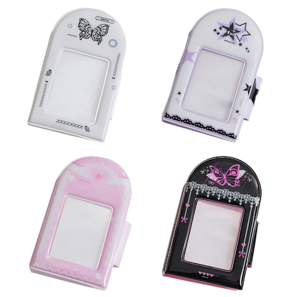 Mini Fotoalbum Förvaringsbok Korthållare PINK LOVE PINK LOVE Pink Love
