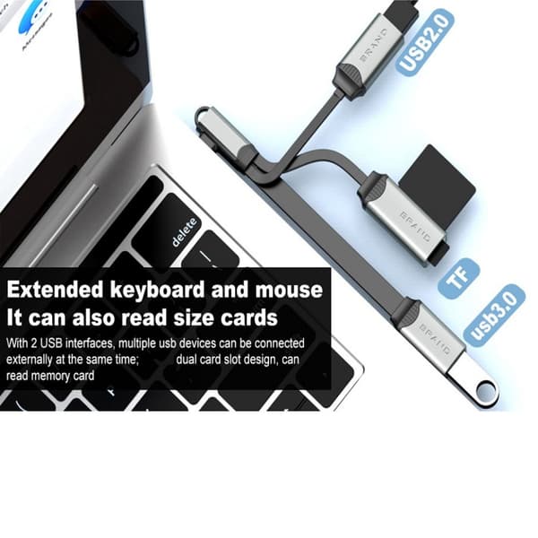 Type-C HUB utvidelsesdokkingstasjon USB 3.0