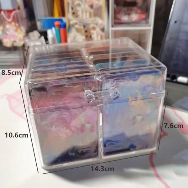 Photocard Storage Box Organizer 2 SLOTS 2 SLOTS 2 slots