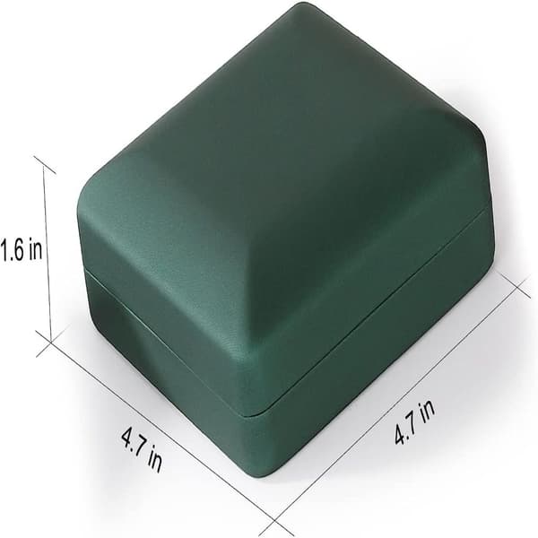 Ring Förvaring Lådor Rese Ring Hållare Case Box AA A