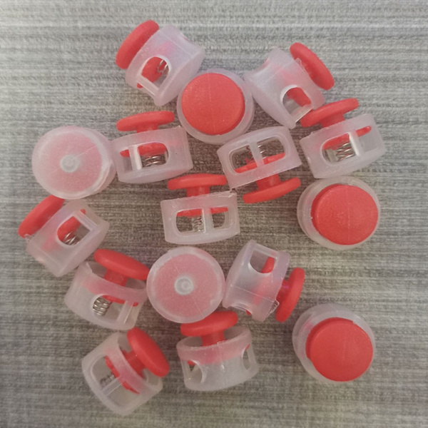 50 kpl kengännauha solki köyden puristin PUNAINEN 50 kpl 50 kpl Red 50Pcs-50Pcs