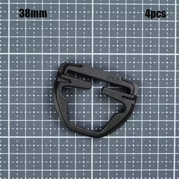 4 stk Webbing stropp Spenne Glidefeste 15MM 15mm