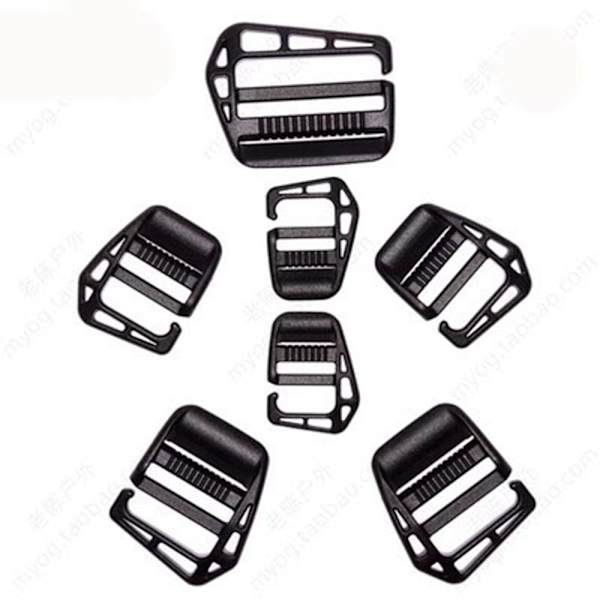 2st Webbing Rem Spänne Slider Fästelement 20MMVÄNSTER VÄNSTER 20mmLeft