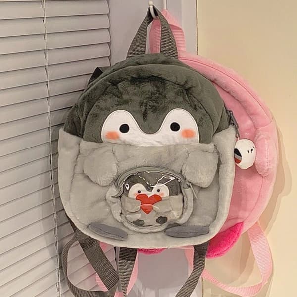 Penguin Backpack Cartoon Backpack INGEN TILBEHØR INGEN TILBEHØR no accessories