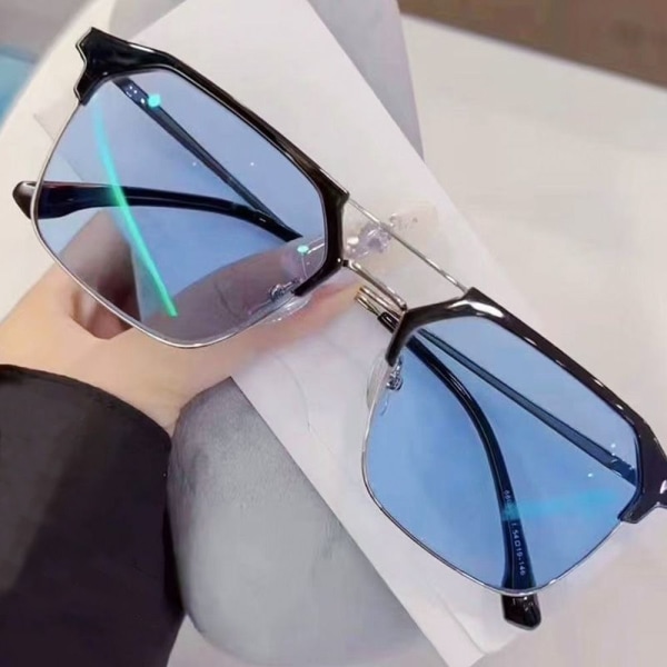Anti-blått ljus glasögon överdimensionerade glasögon 7 7 7