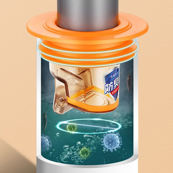 Deodorant Cover Vattenrör Avloppsskydd Tätningsrör