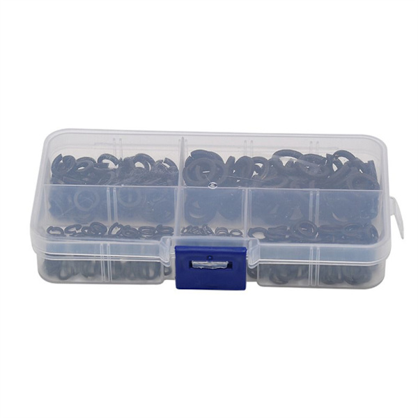 300st Fjäderlåsbrickor Sortimentssats Split Lock Bricka Set