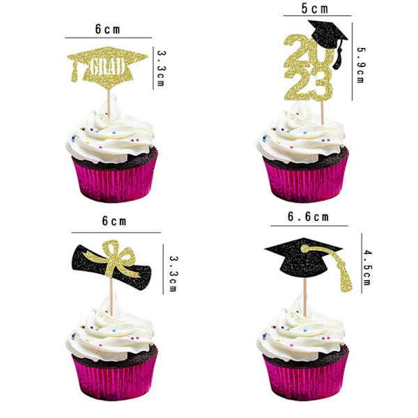 5/10 STK Cake Topper Dekorasjonsutstyr SETT C-5 SETT