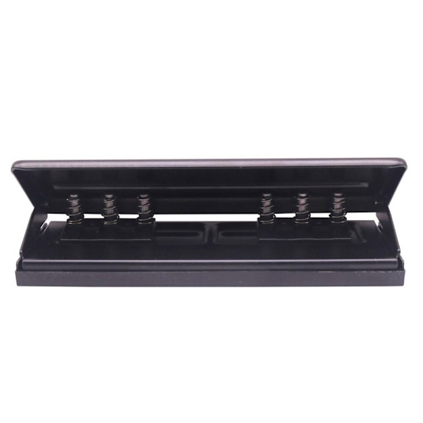 Loose Leaf Puncher 6 Hul Punch SORT Black