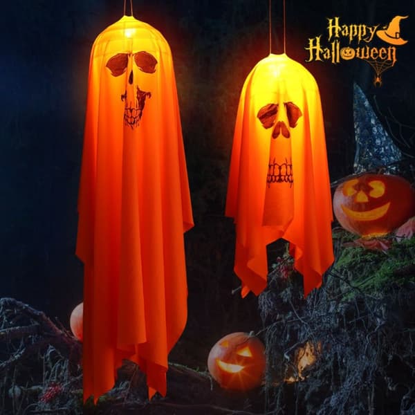 Halloween Lampe LED String Lights ORANGE SMALL-SCREAM Orange Small-Scream-Small-Scream