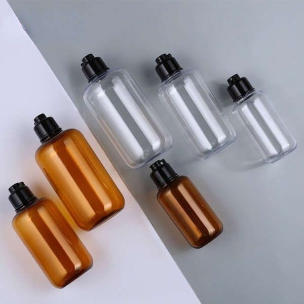 5 st Kosmetiska förpackningar Flaskor Kryddlåda TRANSPARENT 200ML Transparent 200ML