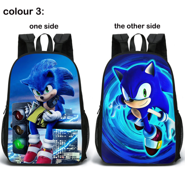 2025 Ny Dobbelt Sidet Sonic Rygsæk 4