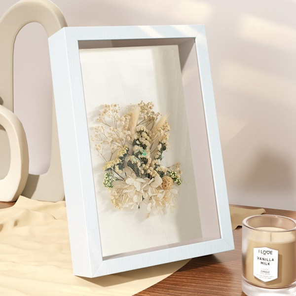 Picture Memory Case Frame Box VALKOINEN 10 TUUMAA 10 TUUMAA white 10 inches-10 inches