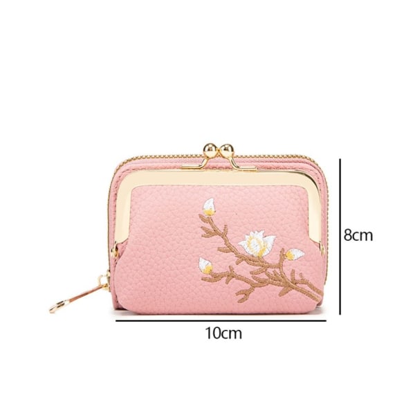 Zero Wallet Floral Short Purses ROSA pink