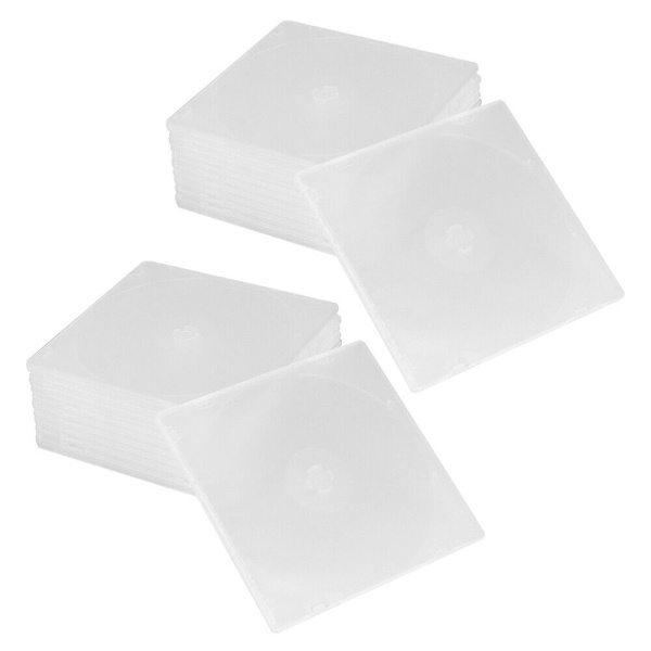 20 kpl CD- case Square PP Box Pehmeä kumilaatikko 20Pcs