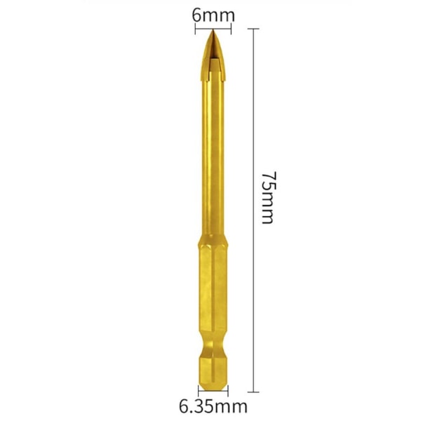 Borbit Carbide Bit 6MMHEX-2 HEX-2